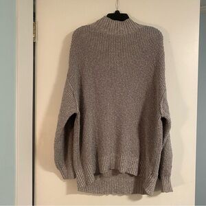 Aerie Gray Turtleneck Sweater